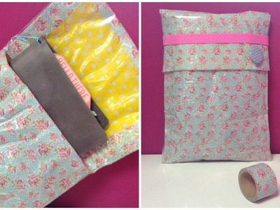 {(DIY)} Washitape Your Own Planner Pouch