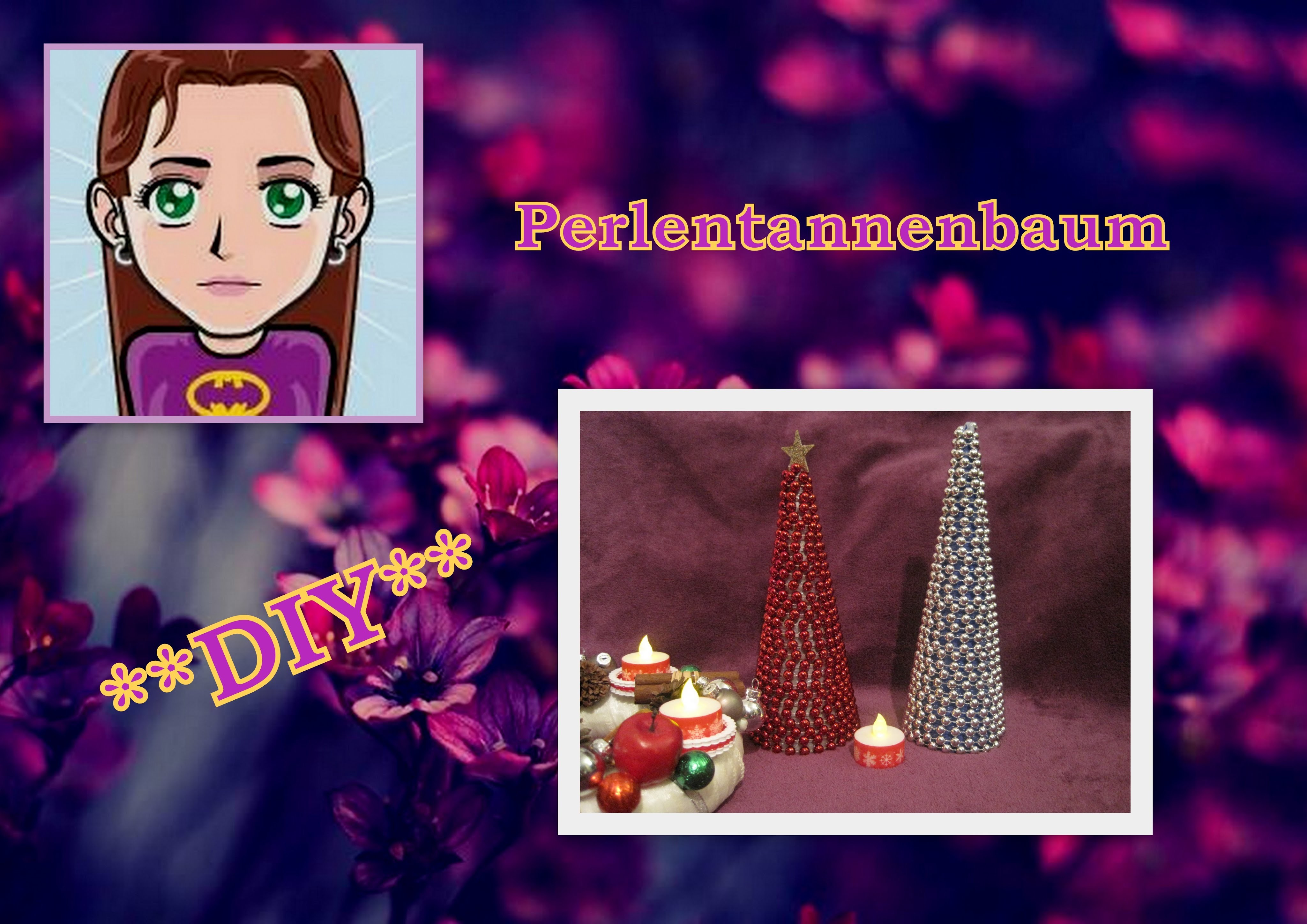 Perlentannenbaum, Weihnachtsdeko basteln, DIY Tutorial