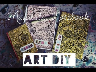 Art DIY Gift Idea - Mandala.Doodle Notebook