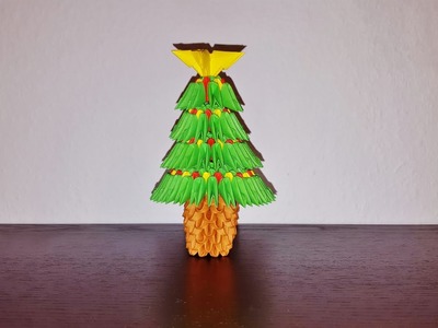 3D Origami Weihnachtsbaum Tutorial (Deutsch) - 3D origami christmas tree tutorial