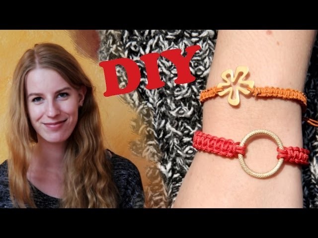 DIY individuelles Sommerarmband mit Kreuzknotentechnik
