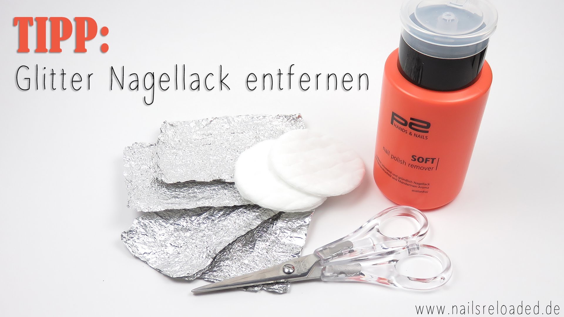 [Tutorial] Glitter Nagellack entfernen