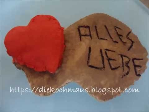 DIY Basteln Türschild Geschenk Alles Liebe