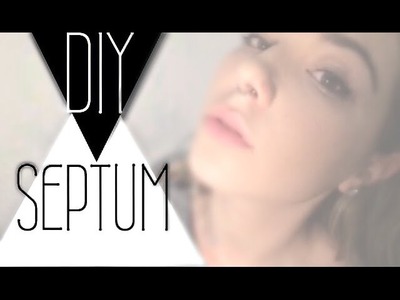 DIY | Fake Septum ♥