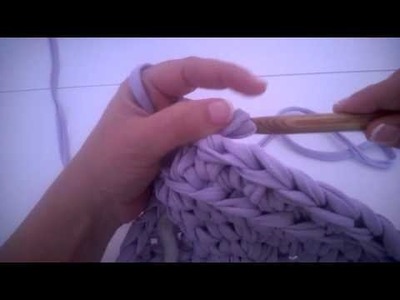 Korb aus Textilgarn häkeln - Teil 2