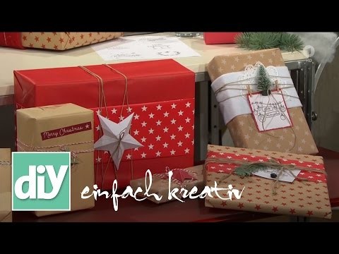Geschenke schnell und einfach verpacken | DIY einfach kreativ