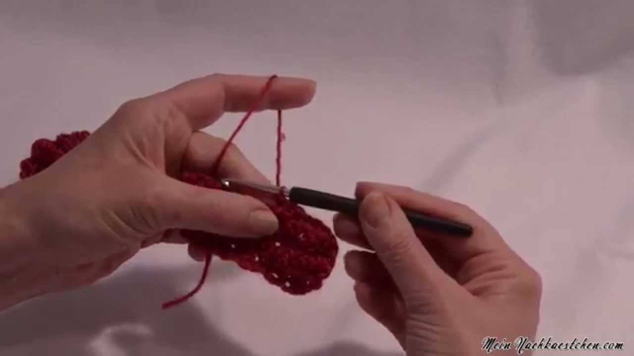 Muschelmasche häkeln