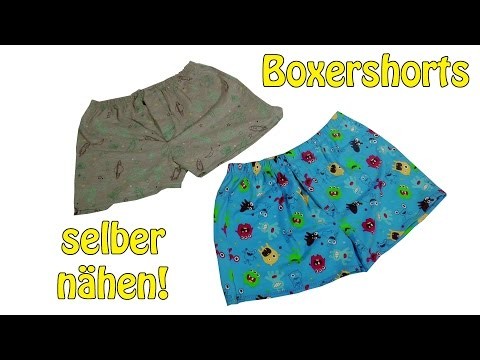 BOXERSHORTS NÄHEN | DIY | Nähen für Anfänger | Tutorial | *Reup