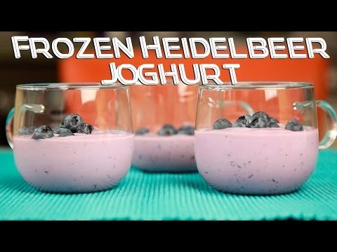 DIY - Frozen Heidelbeer Yoghurt (HD)