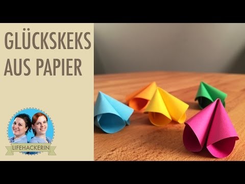 Glückskekse aus Papier (DIY)