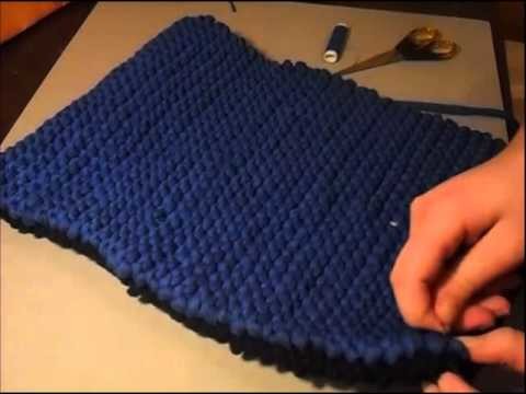 DIY Laptopcase aus Zaghetti.Textilgarn stricken Teil 2