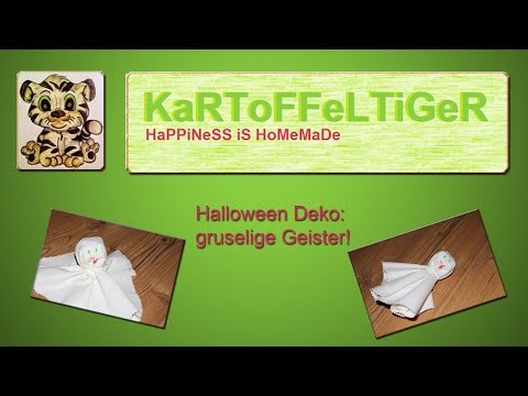 DIY - Halloween Deko - Wir basteln einen gruselige