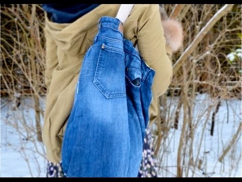 Tasche aus jeans nähen. Jeans tasche selber nähen. Diy Tasche jeans nähen.