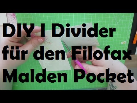 DIY I Divider basteln Filofax Malden I It´s Kristinas Life