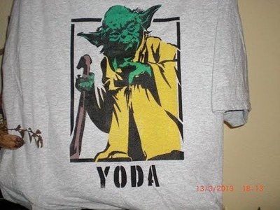 Revell - Textilgestaltung - Yoda in Farbe auf Shirt - DIY - Anleitung