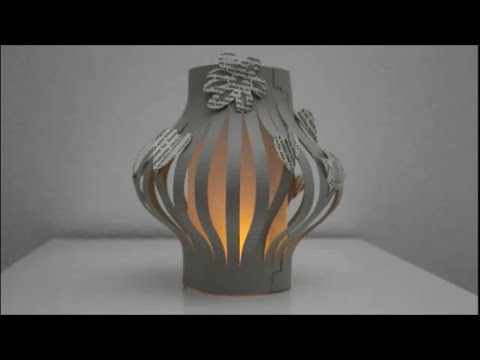 DIY: Windlicht. Laterne basteln im Zeitraffer. Tealight holder. lantern  time lapse