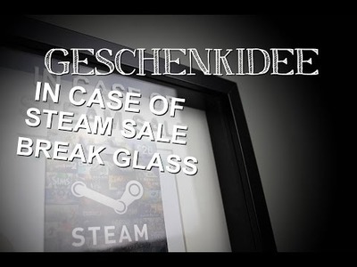 Geschenkidee für Gamer - Steam Sale | DIY