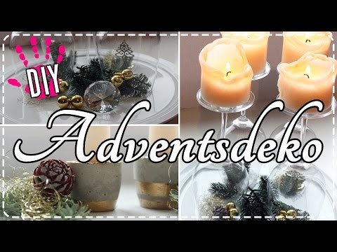 DIY- Last Minute Adventsdeko! | Moderne & edle Adventskränze!