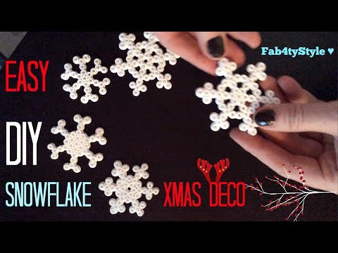 DIY Schneeflocke Weihnachtsdeko Eiskristall ★ Snowflake Weihnachten Xmas Deko DIY