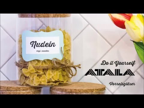 DIY Vorratsgläser | ATALA Shop