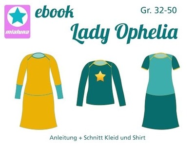 Nähanleitung DIY Ebook Kleid und Shirt Lady Ophelia
