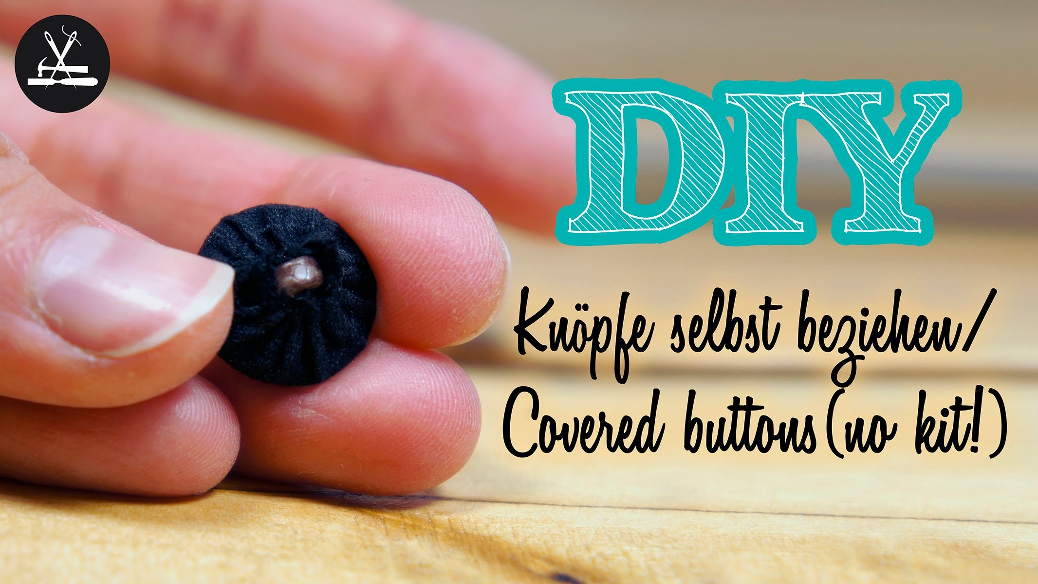 DIY Knöpfe beziehen Covered Buttons