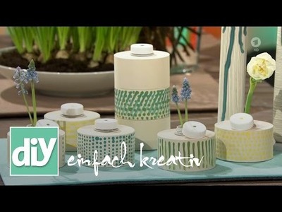 Aus Kassenrollen werden Vasen | DIY einfach kreativ