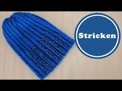 Beanie stricken und besticken | DIY | stricken für Anfänger