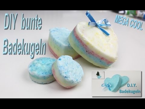 ♡♡♡ DIY BUNTE SPRUDEL BADEKUGELN - mit Tini ♡♡♡