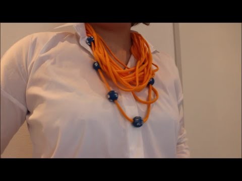 DIY: * Oster Special * Loop Schal aus altem T-Shirt l Basteln zu Ostern # 6