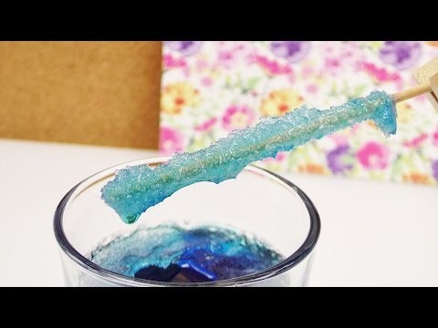 DIY Süßigkeiten selber machen UPDATE | Teil 2 DIY Zucker Kristal Lollis | bunte "Rock Candys"