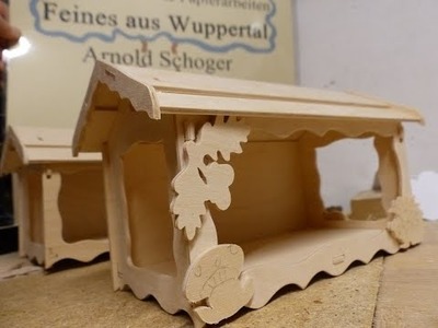 DIY Vogel Futterhaus Holzbausatz, Aufbauanleitung
