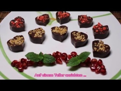 Herzig - DIY Pralinen & schnelles Washi Tape Nageldesign zum Valentinstag