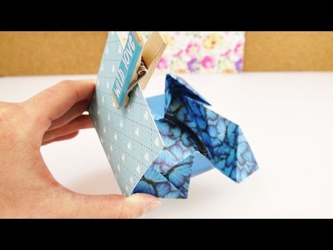 Origami Geschenkverpackung | kleine Aufbewahrung für Bargeld, Gutscheine & Armbander | DIY