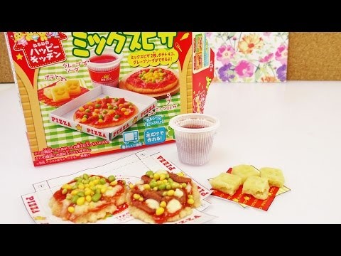 Kracie Popin' cookin' Pizza Mix Demo | Japanische Süßigkeiten Pizza selber machen DIY