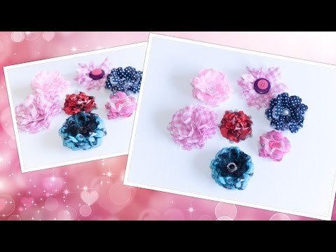 Stoffblumen [DIY] [Tutorial]
