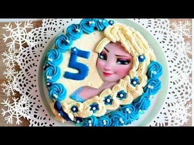DIY Frozen Torte I Elsa die Eiskönigin Torte I Geburtstagstorte I Frozen Birthday Cake