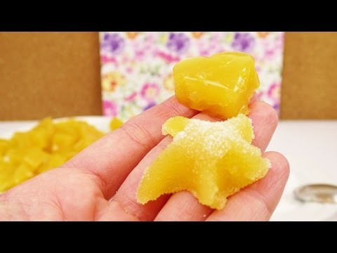 Süßigkeiten selber machen | fruchtige Jelly Orangen Snacks mit Saft & Gelatine | DIY