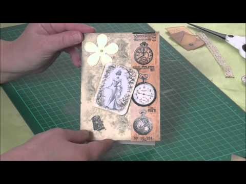 [ DIY ] Vintagekarte basteln