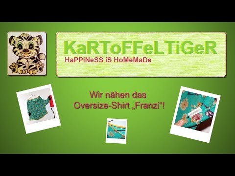 DIY - Wir nähen das Oversize-Shirt "Franzi"