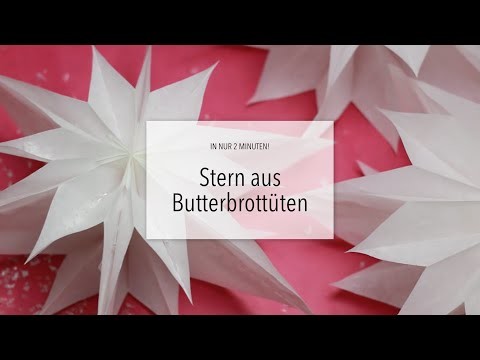 DIY: Wunderschöner Papierstern in 2 Minuten! | Zeit für FREI!