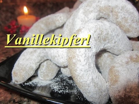 Vanillekipferl Rezept | Plätzchen für Weihnachten | auch Vegan machbar | DIY Vanillekipferl :)