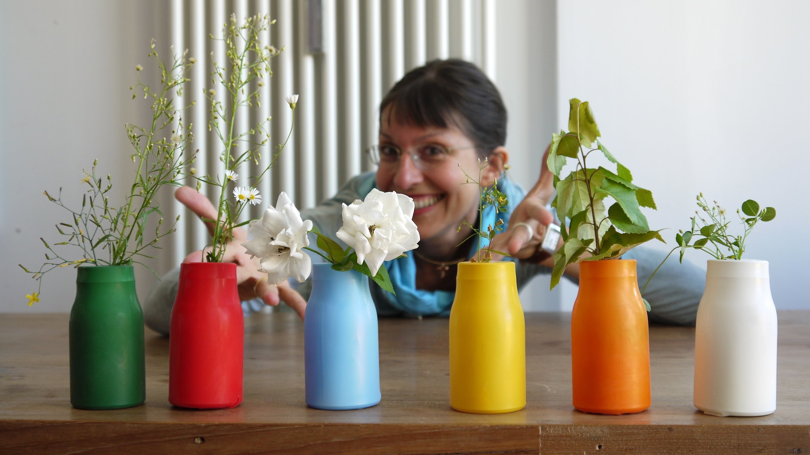 Bastelanleitung für Bunte Vasen DIY