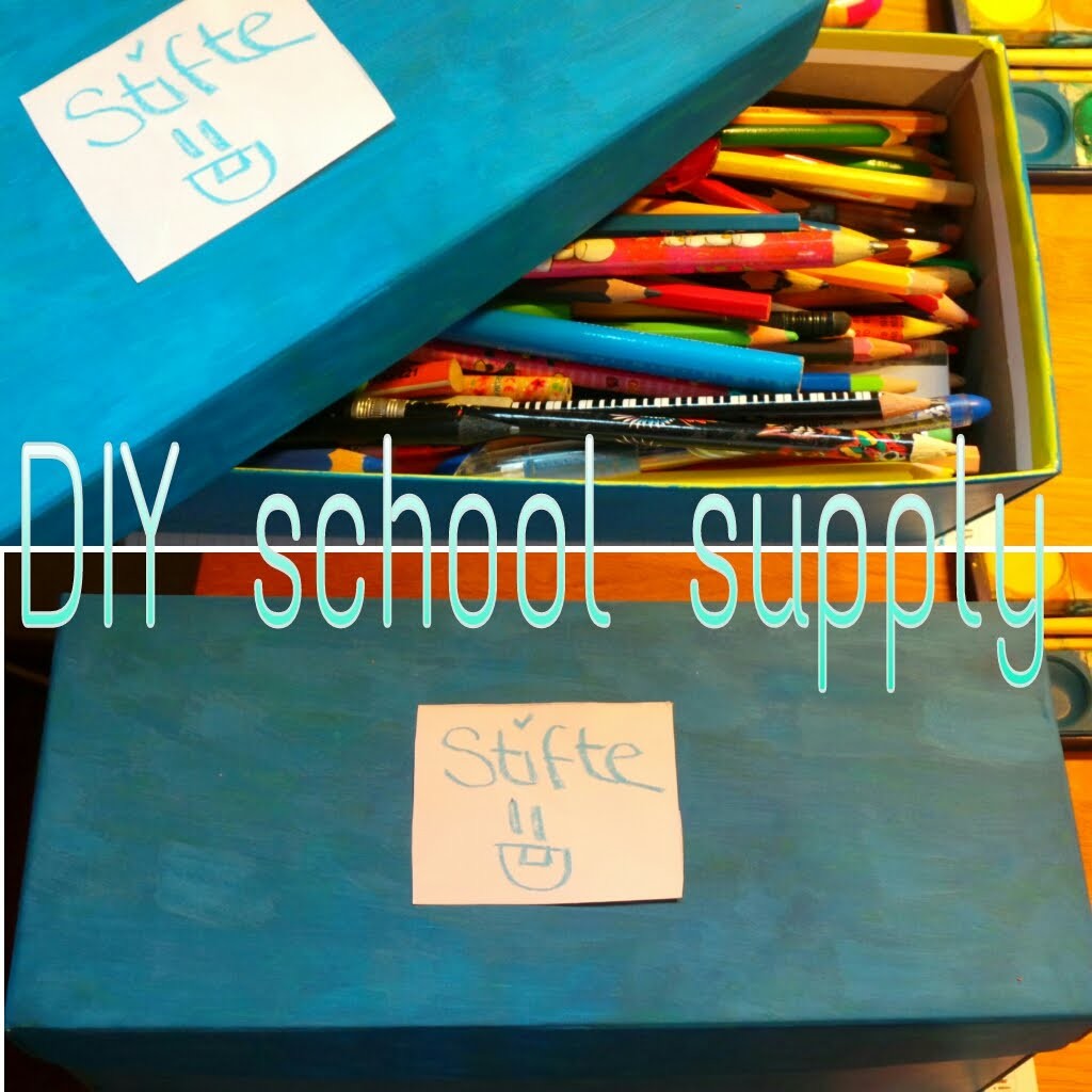 DIY school supply -Stiftebox