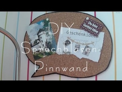 DIY Sprechblasen Pinnwand