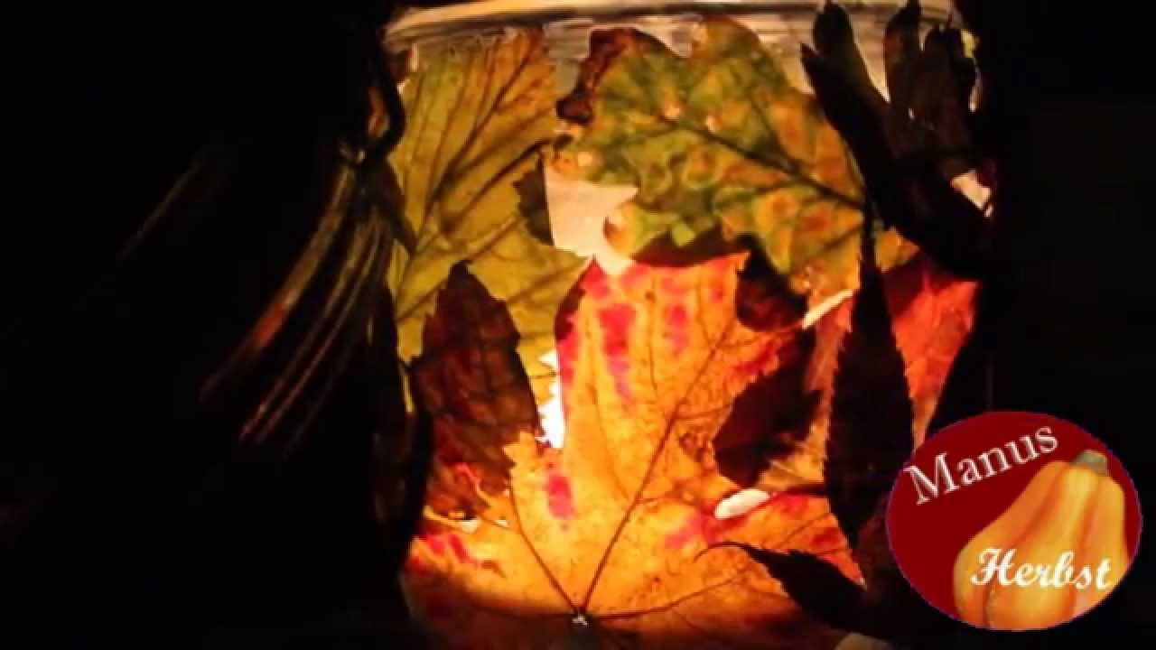 Super einfaches und schnelles DIY - Dekoidee für den Herbst