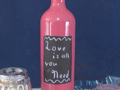Eine Hübsche Bemalte Flaschenpost Gestalten - DIY Home - Guidecentral