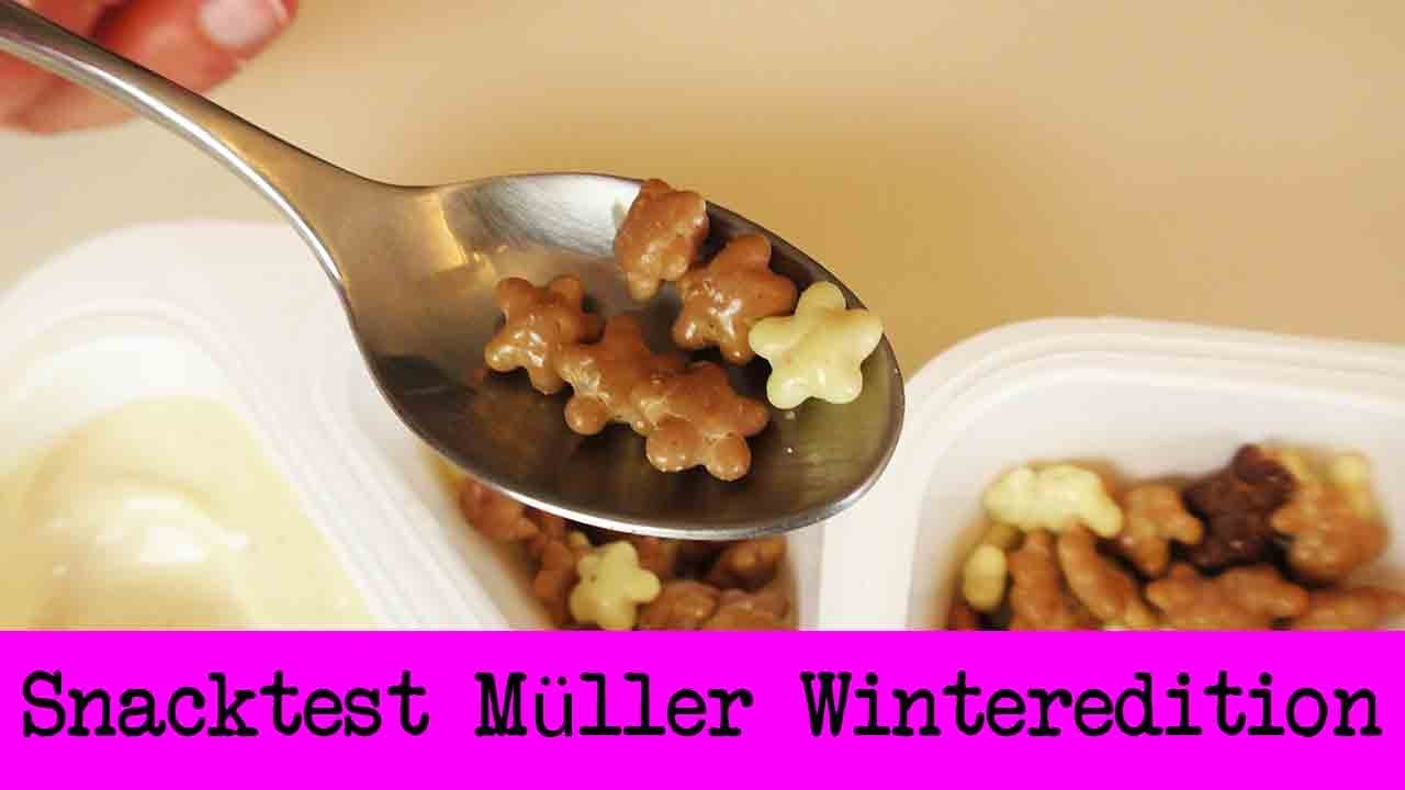 DIY Inspiration Snack Test: Müller "Joghurt mit der Ecke" Rudis Weihnacht & Schoko Caramel Cookie