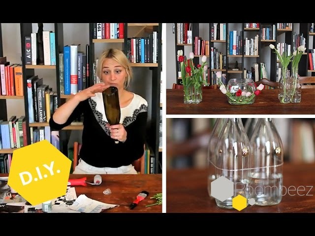 DIY: Skyscraper-Vase aus Glas