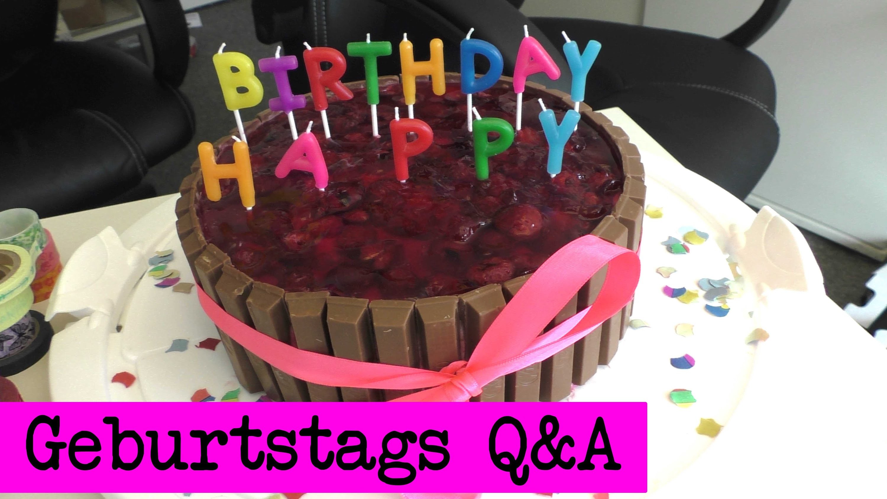 Happy Birthday! Q&A - Antworten. DIY Inspiration Geburtstagsvideo. Evas & Kathis Antworten